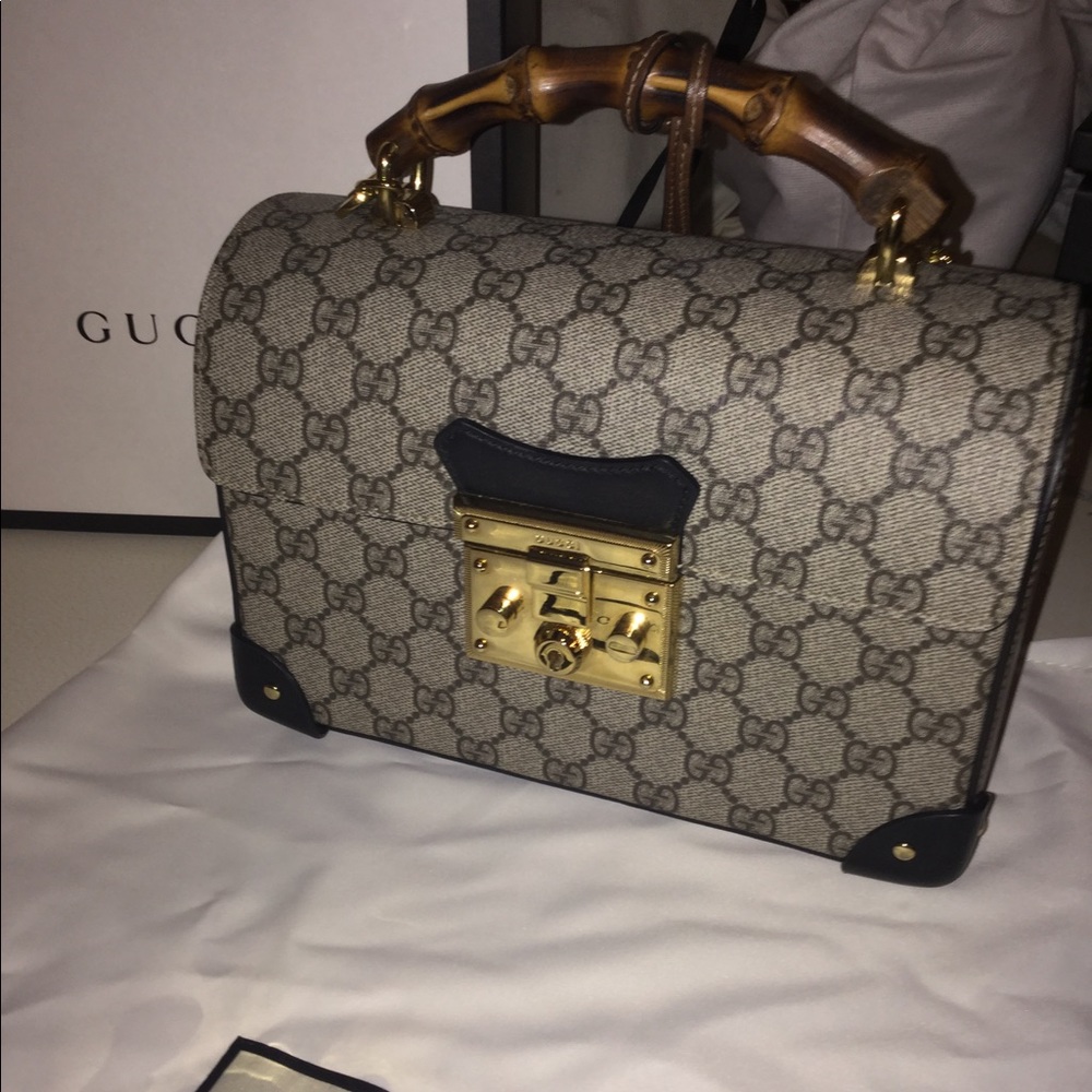 PADLOCK GG SMALL BAMBOO SHOULDER BAG! BRAND NEW!!!
